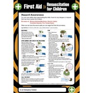 First Aid - Resuscitation for Children Poster