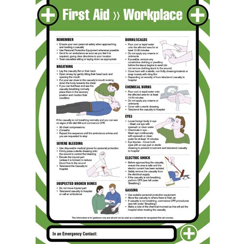 First Aid - Workplace Poster 