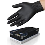 Unigloves Pro.Tect Powder Free Black Nitrile Gloves