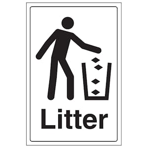 Litter Control Signs