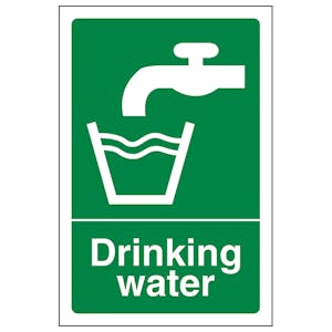 Drinking Water Signs