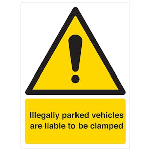 Vehicle Security Signs