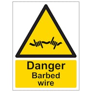 Barbed/Razor Wire Signs