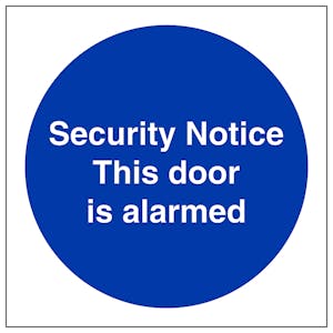 Security Door Signs