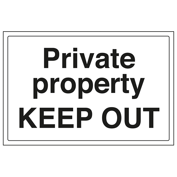 Private Property Signs | Safety Signs 4 Less