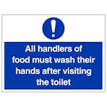 All Handlers Of Food Must Wash