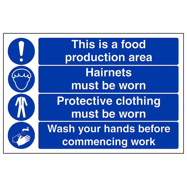 If you had worn protective clothing while. Production signs. Production Safety Plates. No Protective Gear no entry.