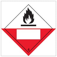 Spontaneously Combustible 4 UN Substance Numbering