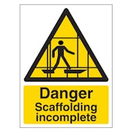 Scaffolding Signs