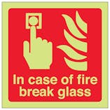 GITD In Case Of Fire Break Glass - Square