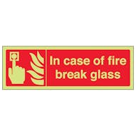 GITD In Case Of Fire Break Glass - Landscape