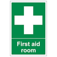 First Aid Room Signs