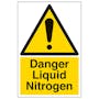 Danger Liquid Nitrogen - Portrait