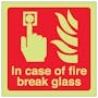 GITD In Case Of Fire Break Glass - Square