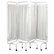 Standard 4 Panel Folding Screens with Polyester Curtains