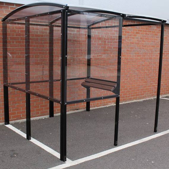 Horton Smoking Shelter with Integrated Seating