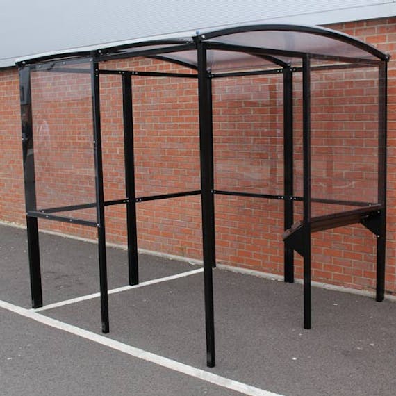 Horton Smoking Shelter with Integrated Seating