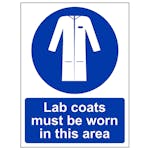 Lab Coats Must Be Worn In This Area - Portrait
