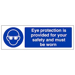 Eye Protection Is Provided - Landscape