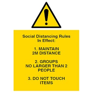Social Distancing Rules
