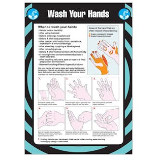 First Aid - Wash Your Hands Poster