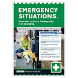 Emergency Situations Safety Poster