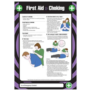 First Aid - Choking Poster