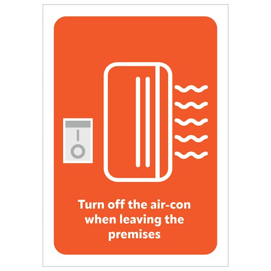 Turn Off AirCon Poster EurekaDirect