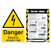 Danger Electric Shock / First Aid Shocks