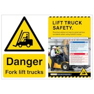 Danger Fork Lift Trucks/Fork Lift Truck Safety