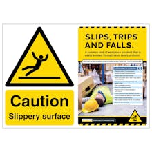 Caution Slippery Surface/Slips, Trips, Falls