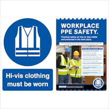 Hi-Vis Must Be Worn/Workplace PPE Safety