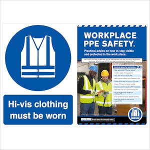 Hi-Vis Must Be Worn/Workplace PPE Safety
