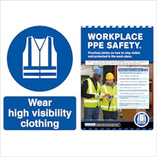 Wear Hi Vis Clothing/Workplace PPE Safety