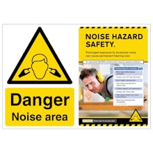 Danger Noise Area / Noise Hazard Safety