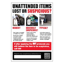 Unattended Items - HOT Poster