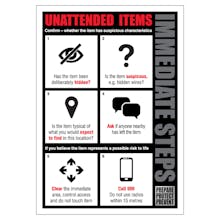 Unattended Item - Action Card