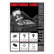 Unattended Item Poster