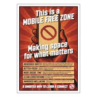 Mobile Phone Free Zone Poster
