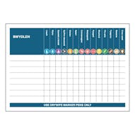 Food Menu- Welsh - Whiteboard Vinyl - A2