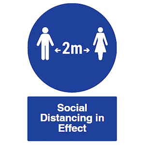 Social Distancing in Effect