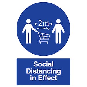 Social Distancing in Effect