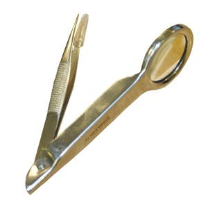 Splinter Forceps with Magnifying Glass