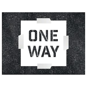 One Way Stencil