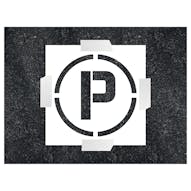 Parking Icon Stencil