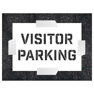 Visitor Parking Stencil