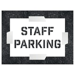 Staff Parking - Stencil