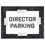 Director Parking Stencil