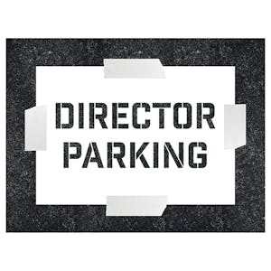 Director Parking Stencil