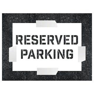 Reserved Parking - Stencil